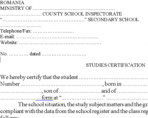 Studies certification